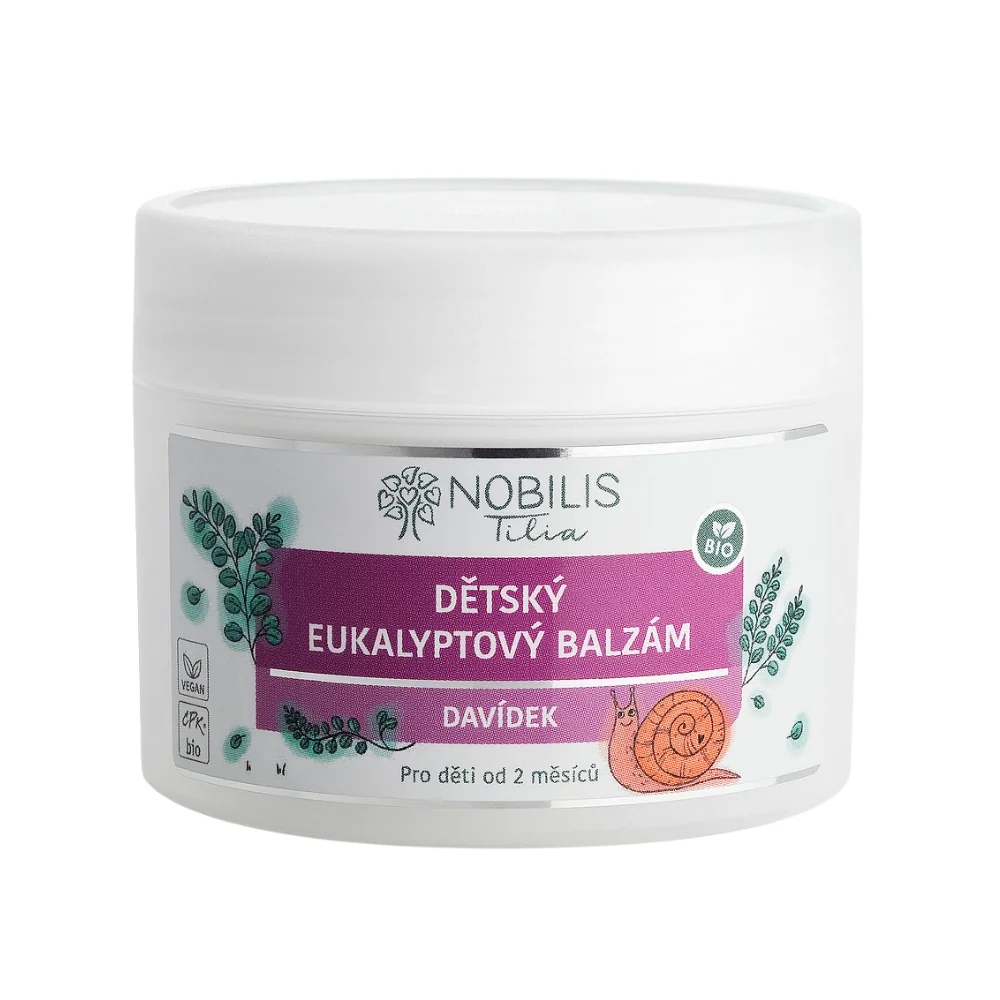 Nobilis Tilia BIO Dětský eukalyptový balzám Davídek 50 ml