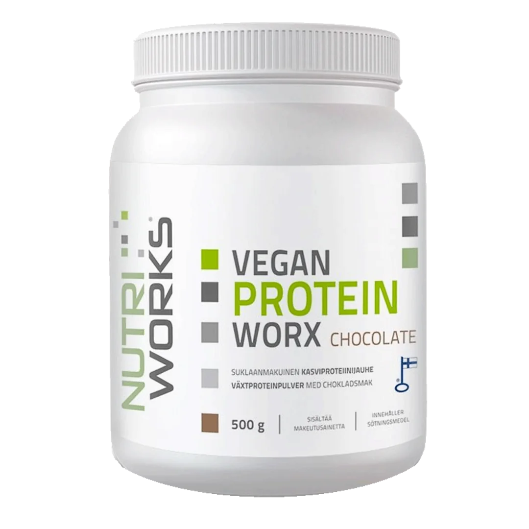 NutriWorks Vegan Protein Worx 700g - čokoláda