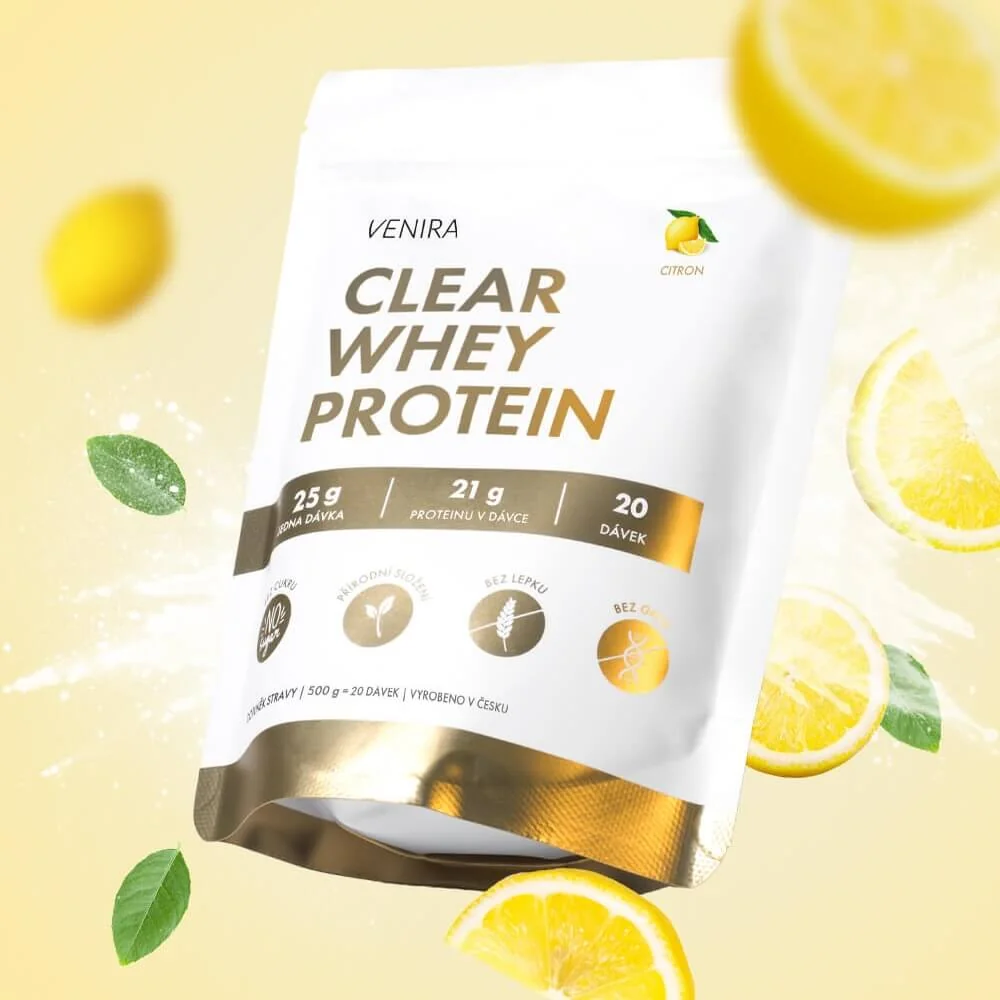 Venira Clear whey protein / proteinová limonáda citron 500 g