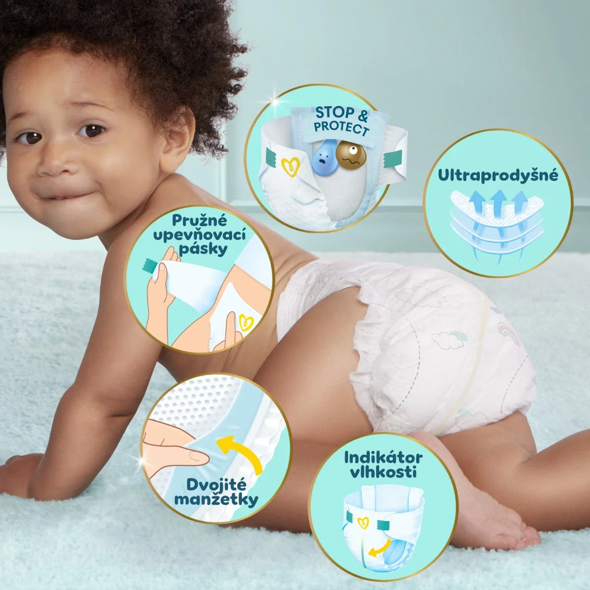 Pampers Premium Care vel. 5 11–16 kg dětské pleny 148 ks