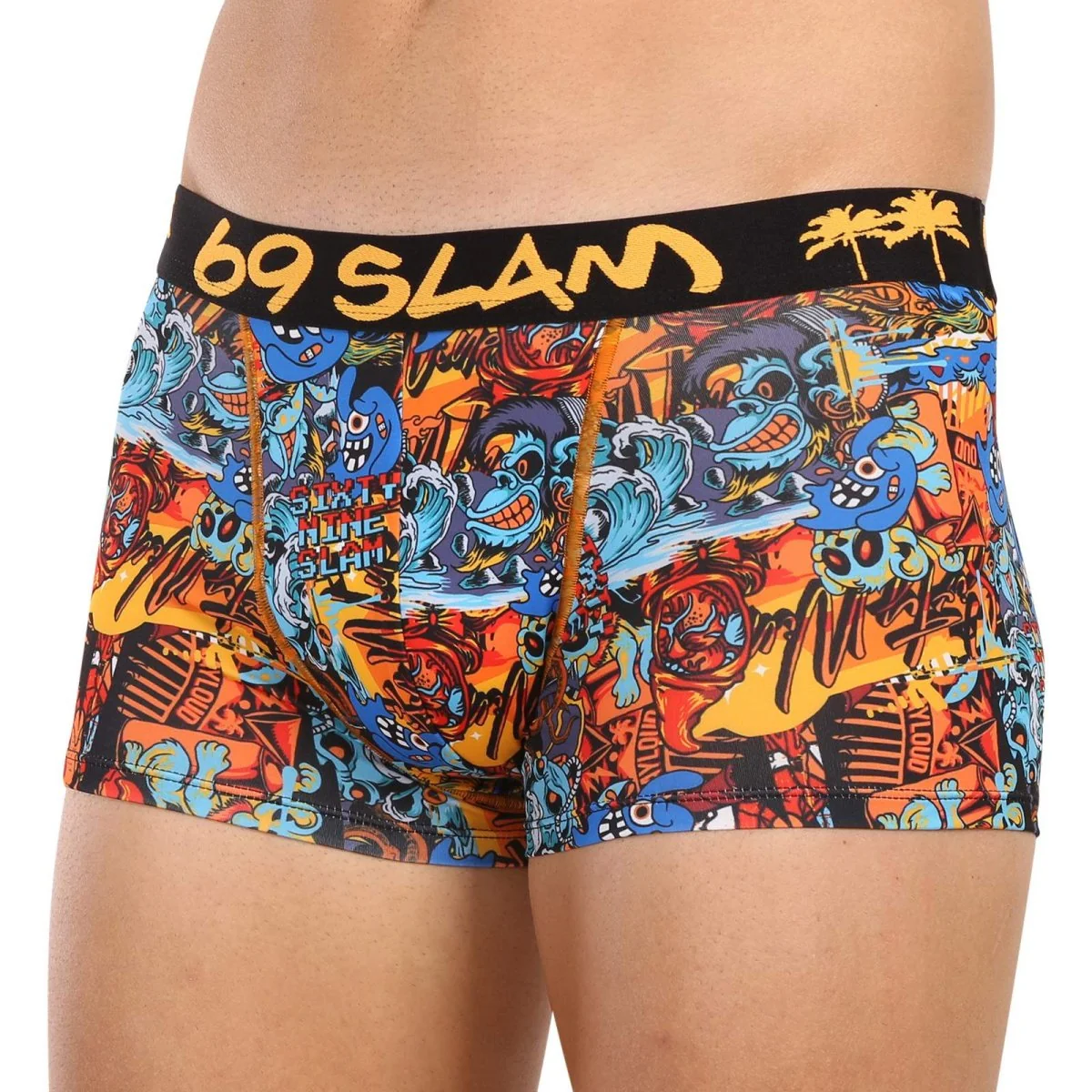 69SLAM Pánské boxerky hip Grafitty mason (MSYGFT-PO) L