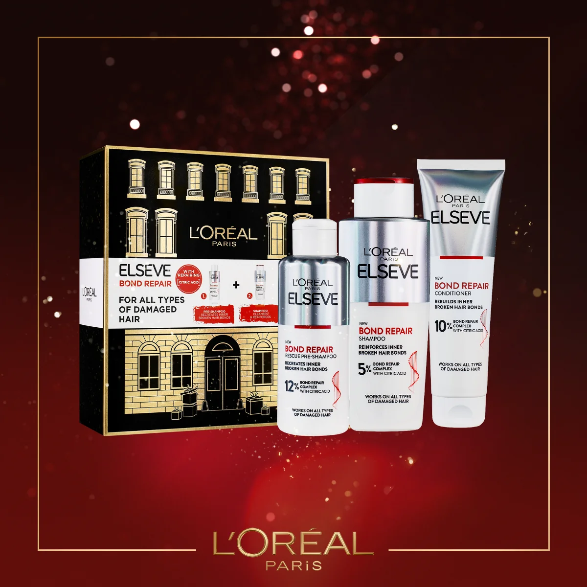 Loréal Paris Elseve Bond Repair vánoční balíček