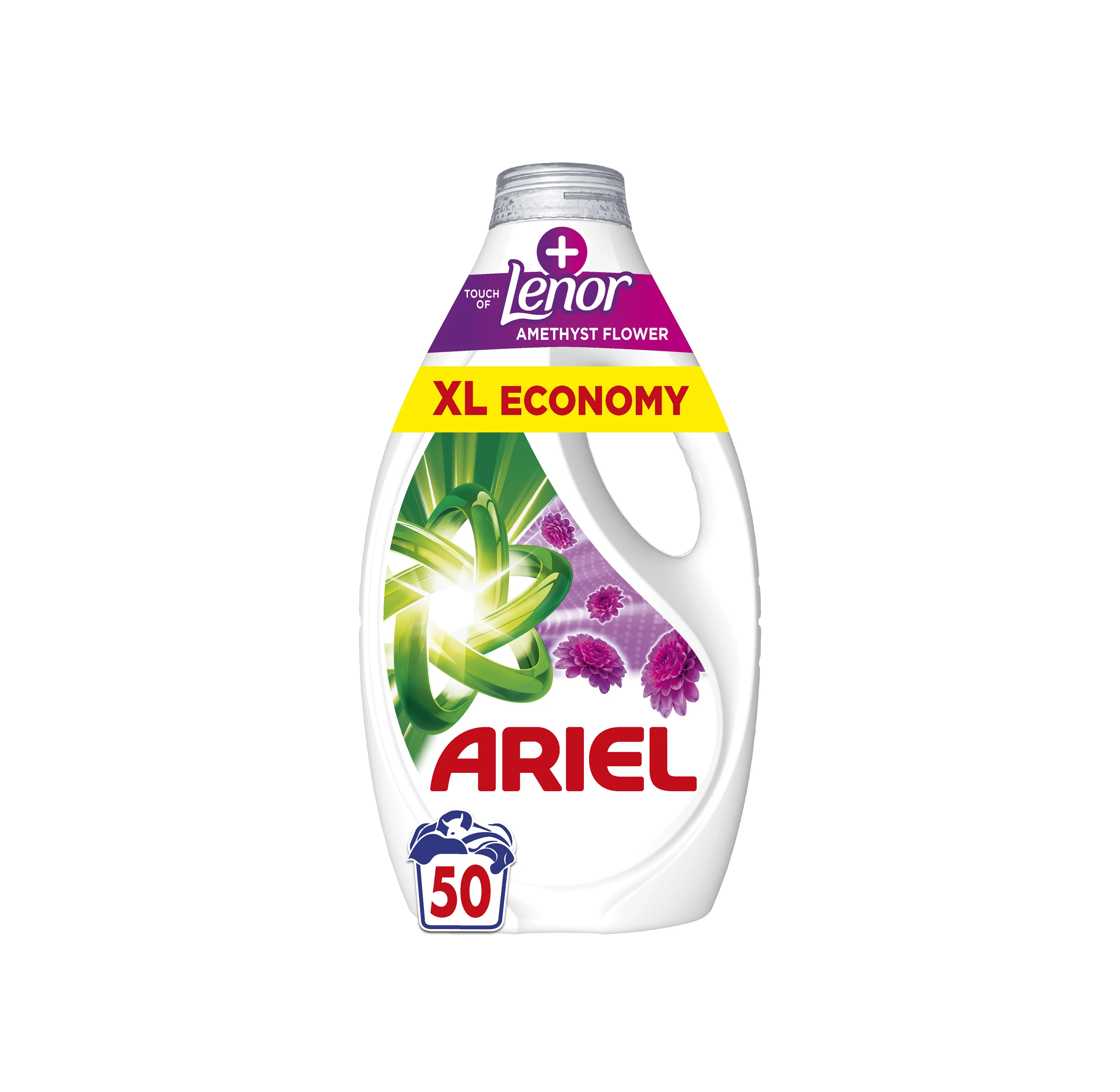 Ariel Touch od Lenor Amethyst prací gel 2,25 l 50 praní