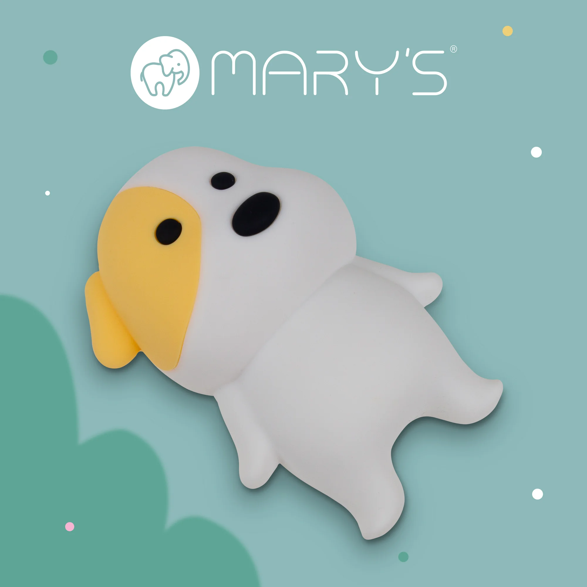 MARY’S LED silikonová noční lampička RGB se zvukem - odpočívající pejsek