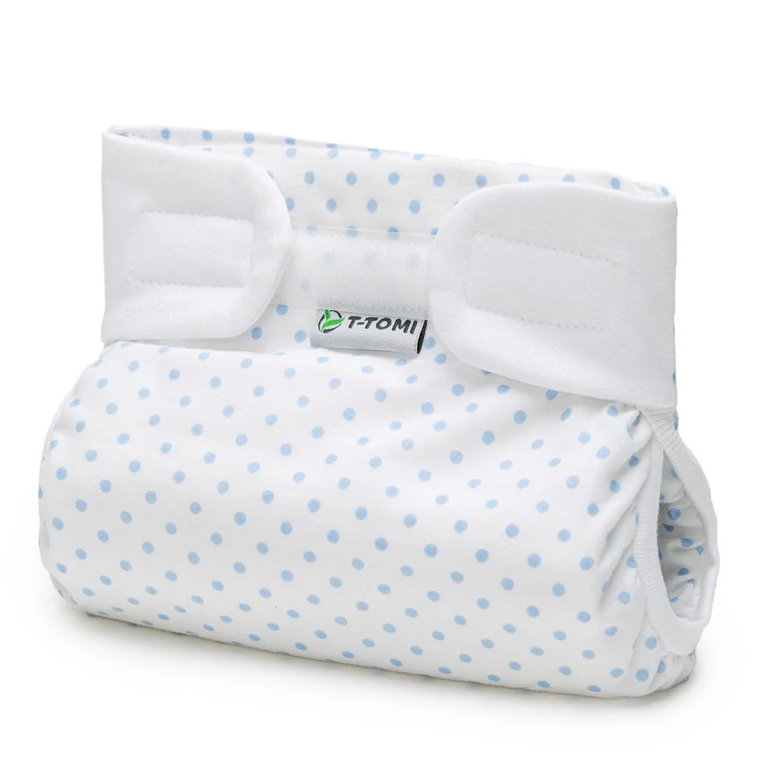 T-tomi Ortopedické abdukční kalhotky - suchý zip Blue dots (5-9kg)