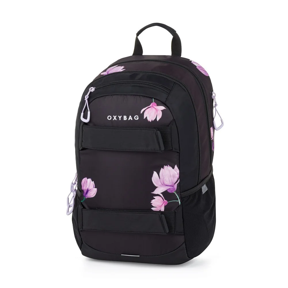 Oxybag OXY SPORT - set 2 ks: studentský batoh Flowers, penál 