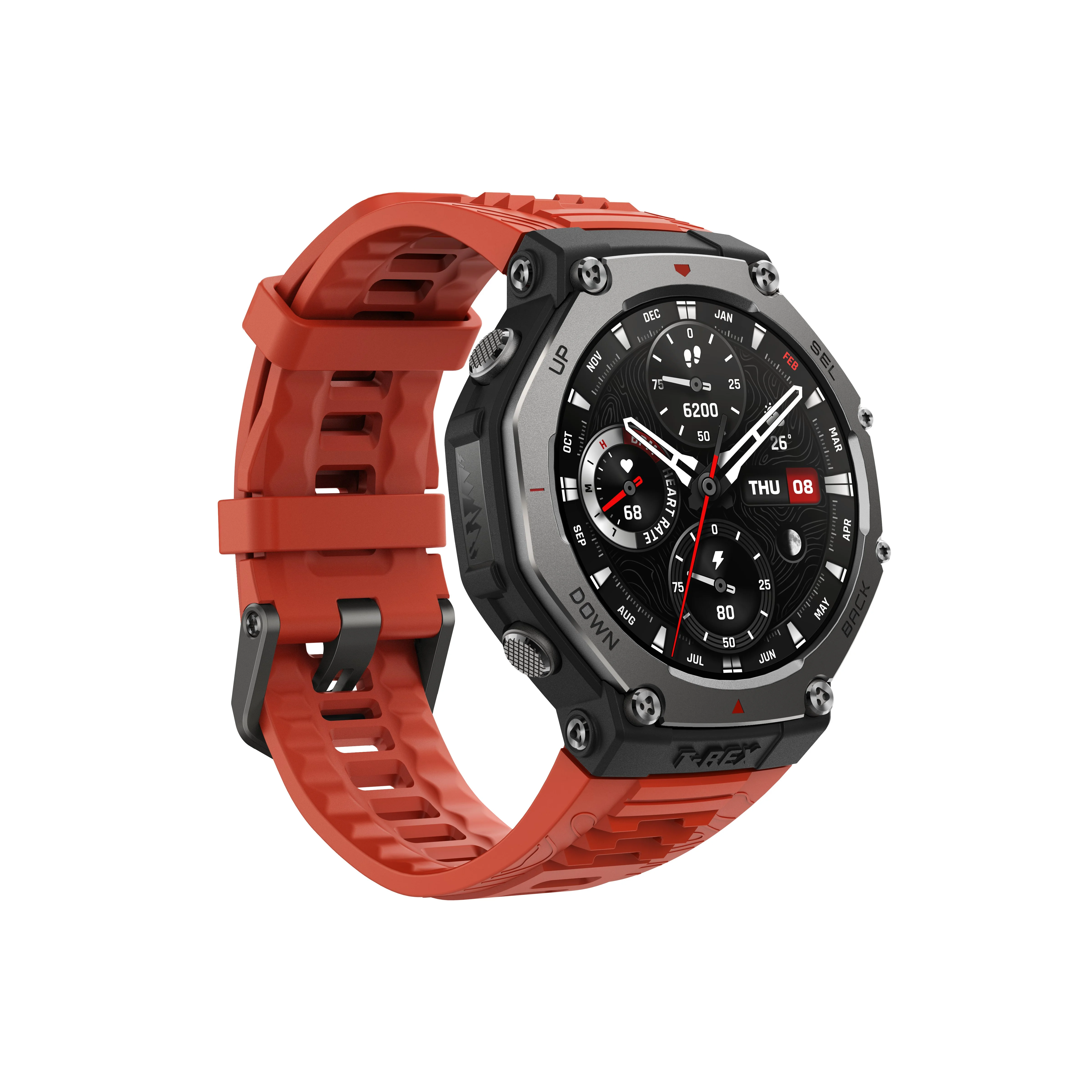Amazfit T-Rex 3 chytré hodinky Lava Red