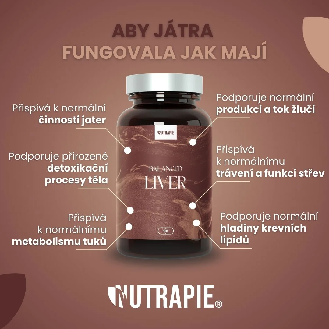 Nutrapie Balanced Liver 90 kapslí