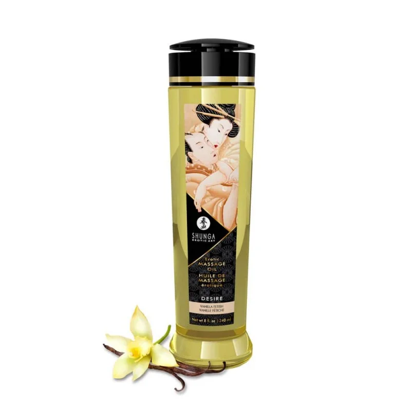 Shunga Desire masážní olej vanilka (240 ml)