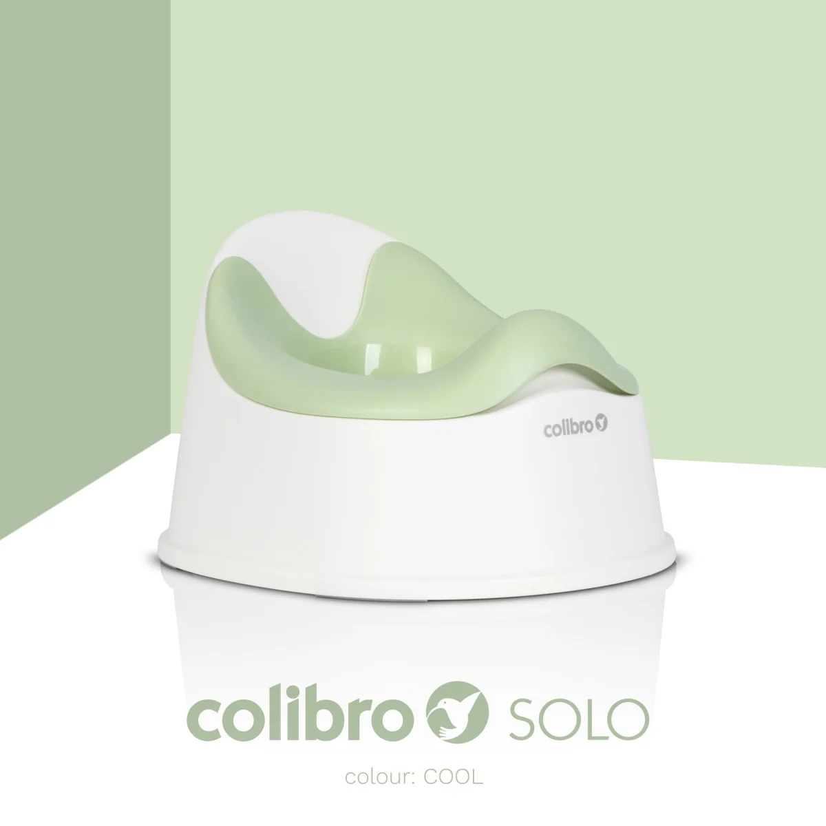 Colibro Dětský nočník, ergonomický Solo cool – zelený, bílý