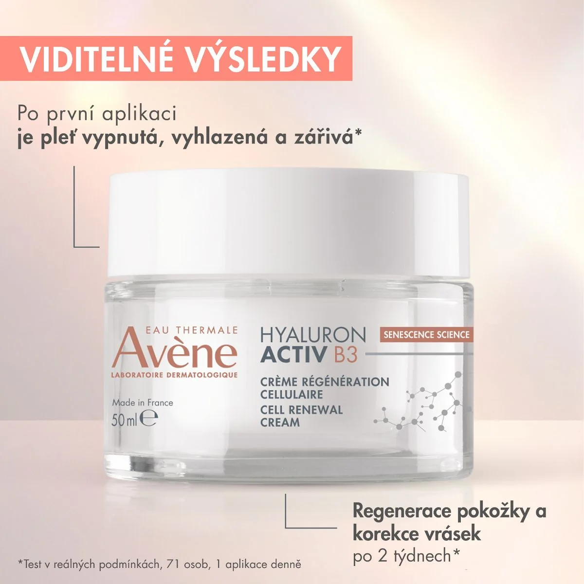 Avène Hyaluron Activ B3 Pleťový krém 50 ml