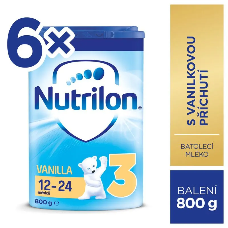 Nutrilon 3 Vanilka 6x800 g