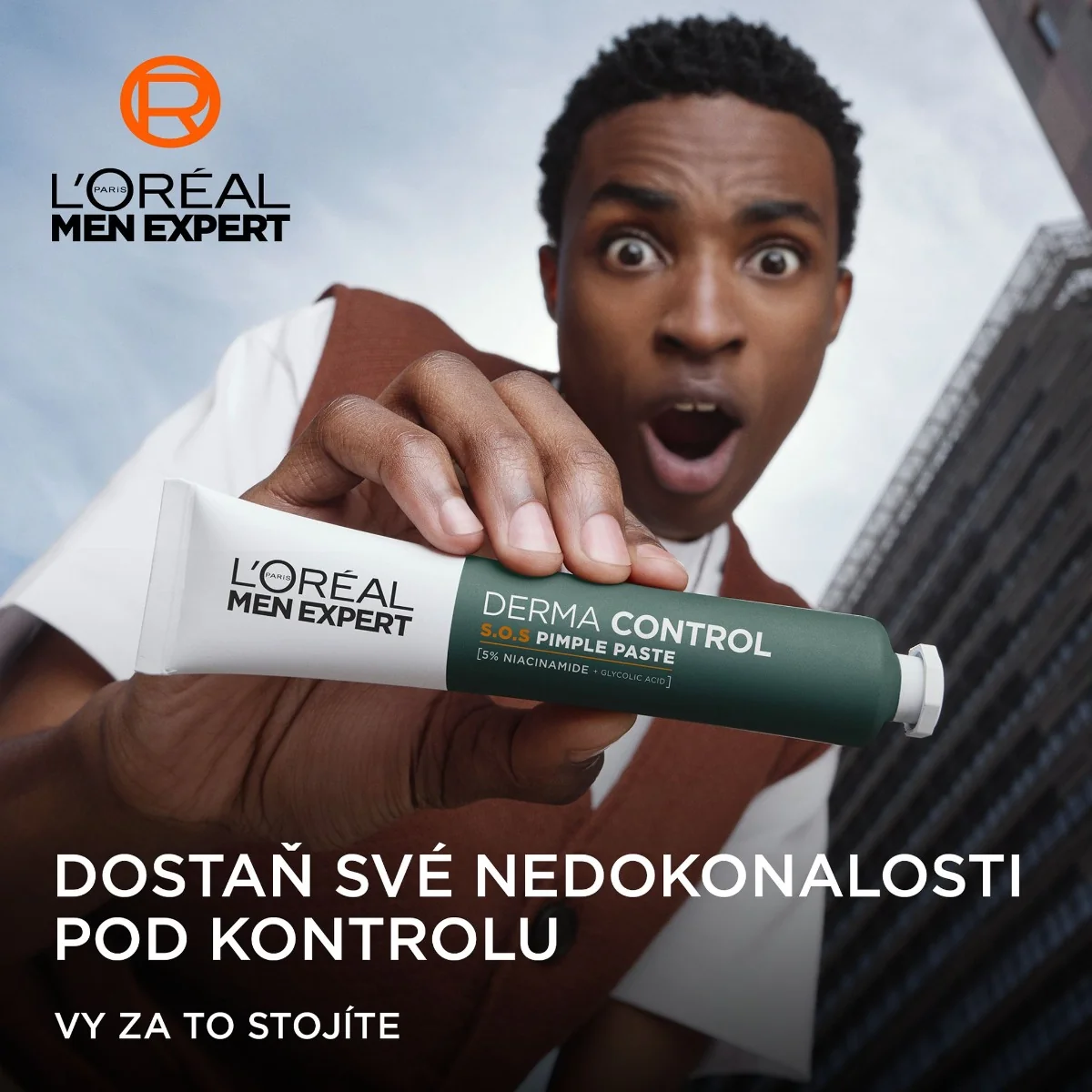 Loréal Paris Men Expert Derma Control S.O.S pasta na nedokonalosti 45 ml