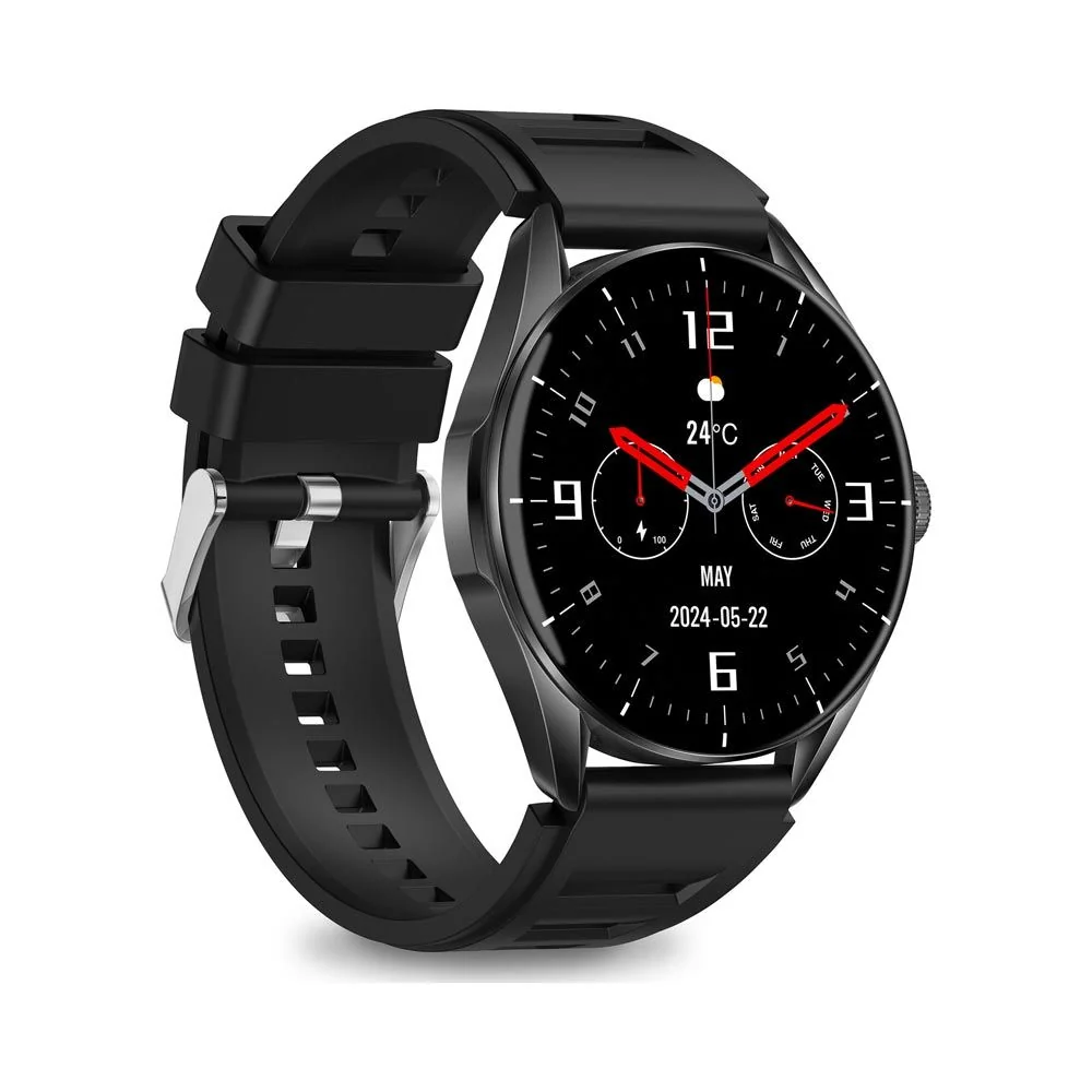 Aligator Smart Watch AMOLED chytré hodinky black