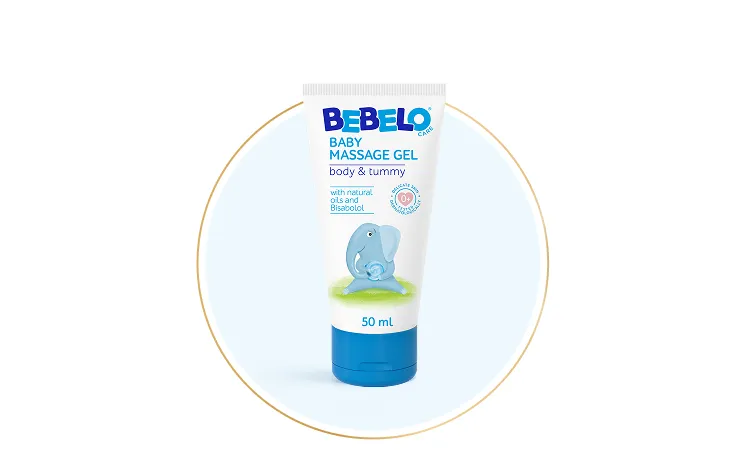 BEBELO Baby massage gel masážní gel