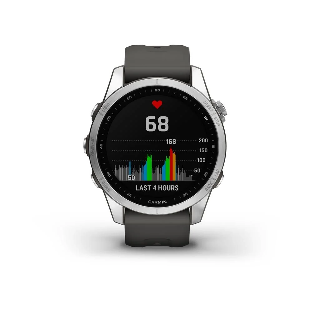 Garmin Fenix 7S Standard chytré hodinky Silver/Graphite
