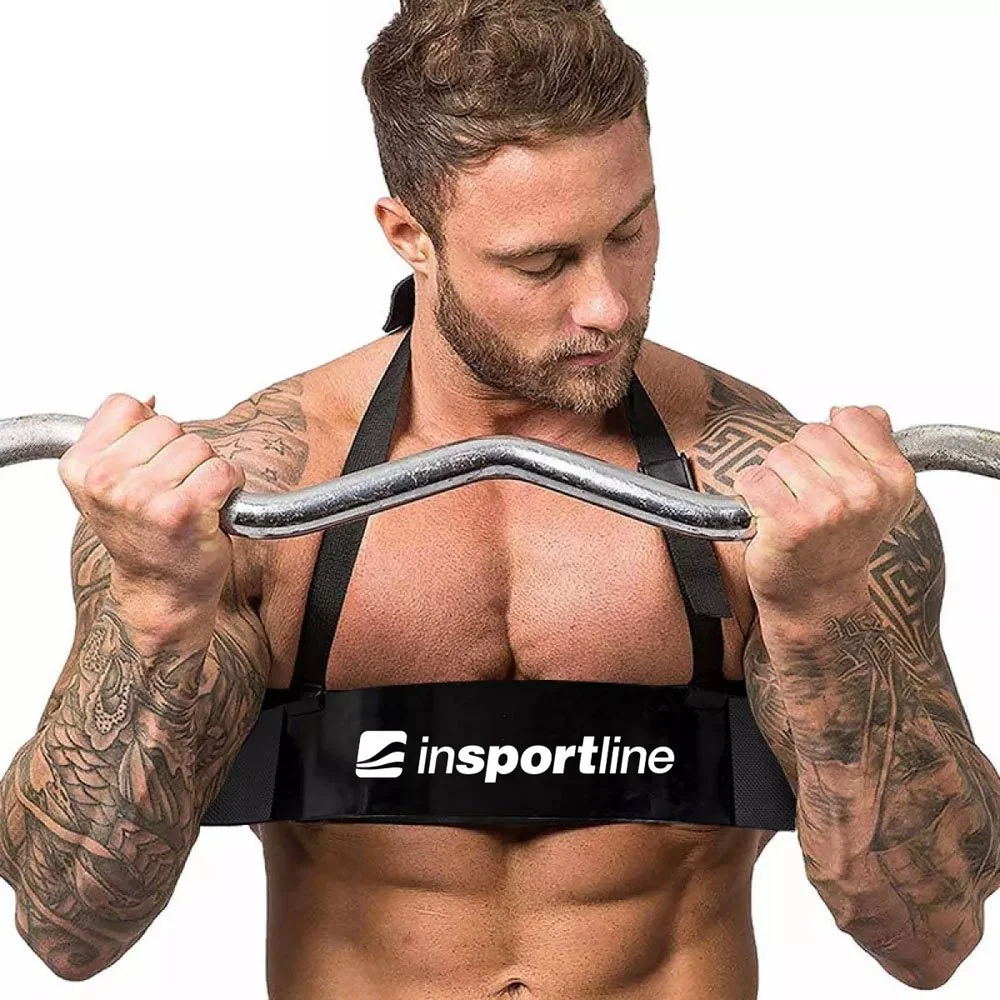inSPORTline Závěsný pás na posilování bicepsů Bicipi černá