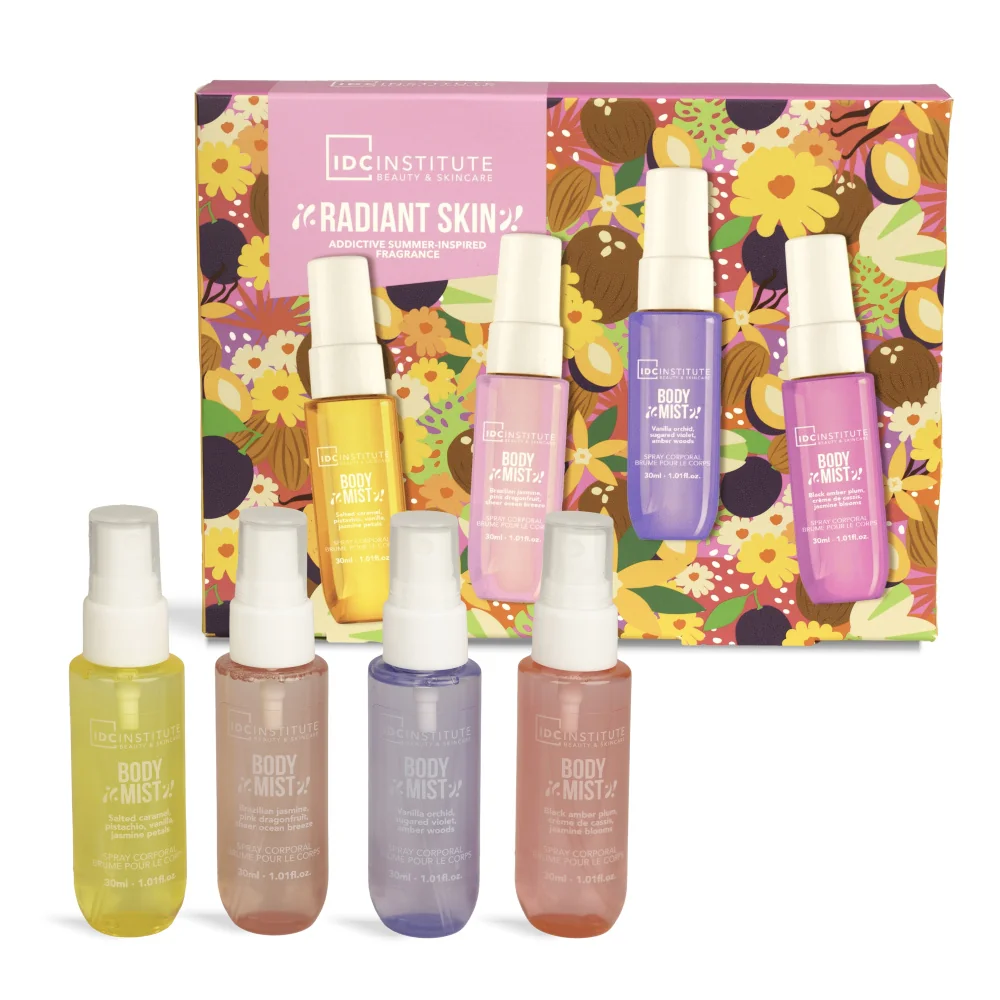 IDC Institute RADIANT SKIN sada tělových vůní 4x30 ml