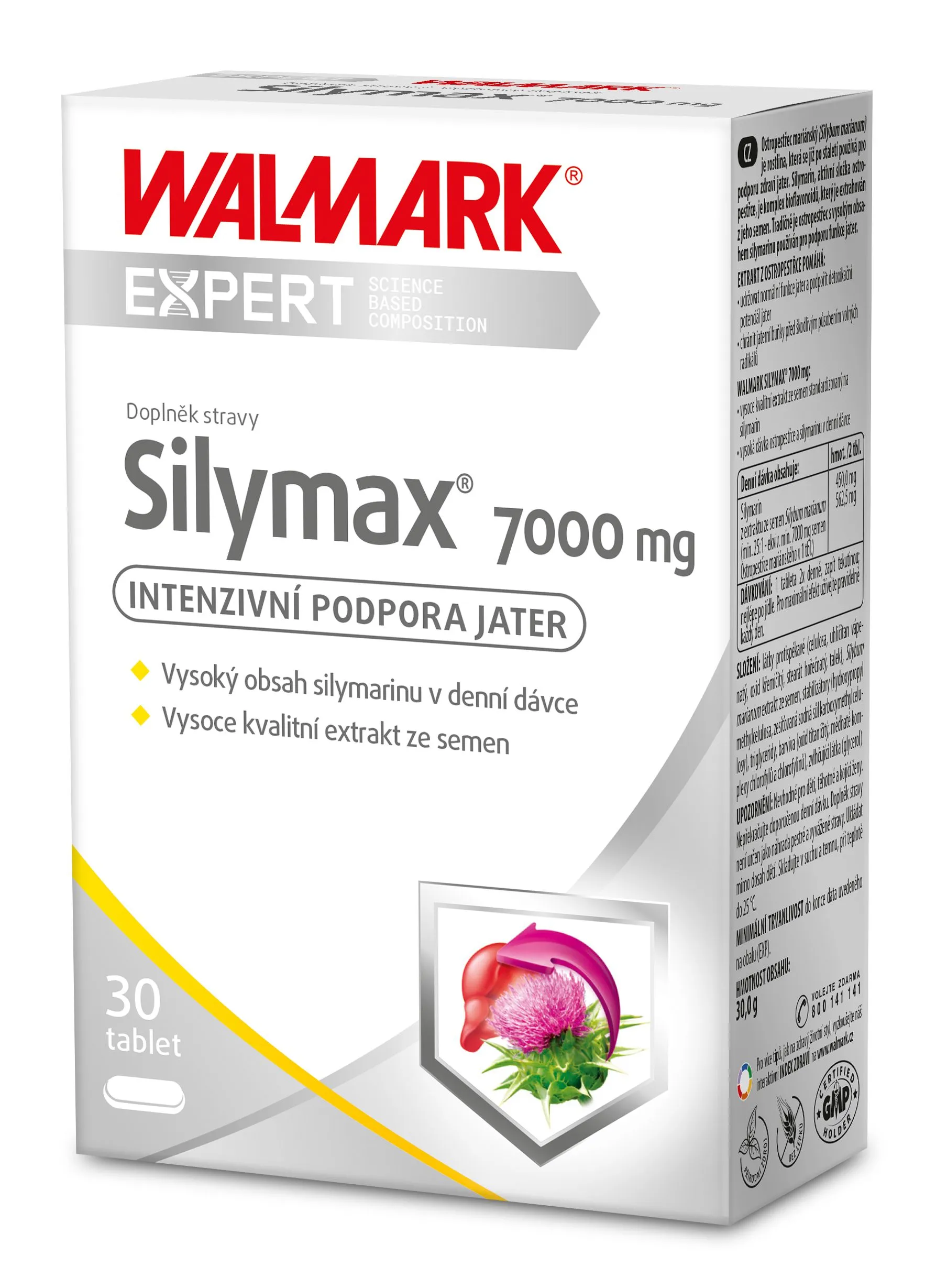 Walmark Silymax 7000 mg 30 tablet