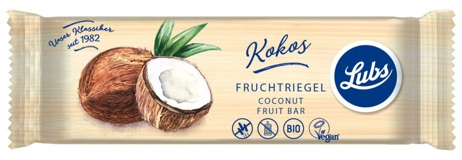 Lubs BIO Tyčinka kokosová 40 g