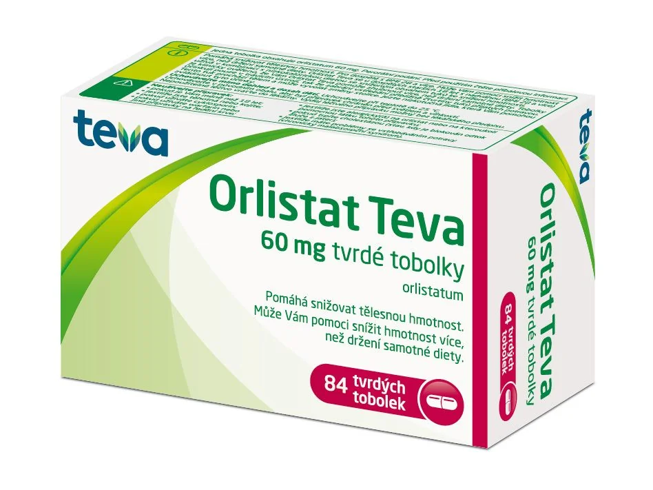 Teva Orlistat 60 mg 84 tobolek