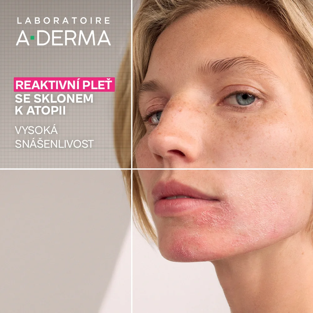 A-Derma Exomega Zklidňující čisticí gel 200 ml
