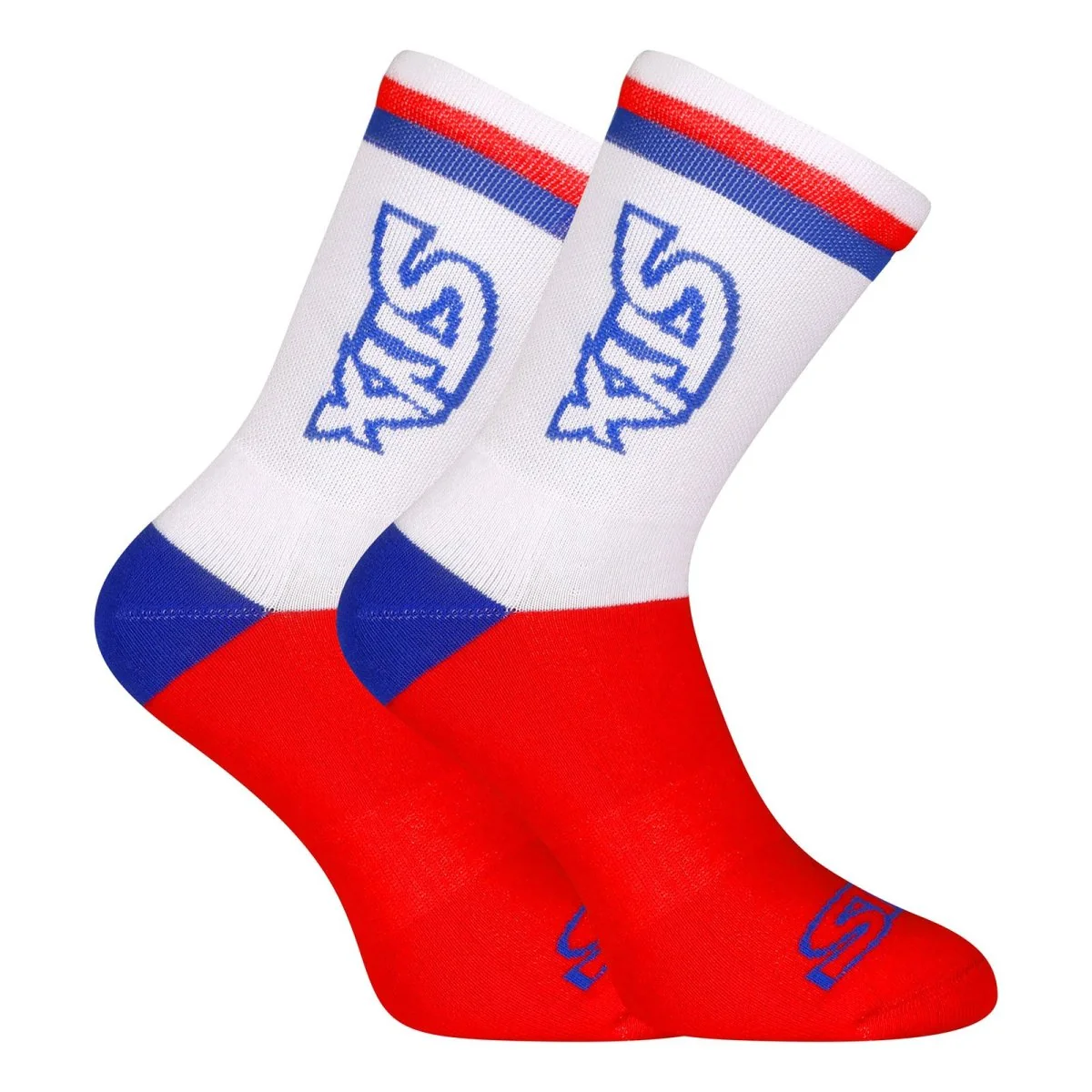 Styx 3PACK ponožky vysoké vícebarevné trikolóra (3HV09014) M