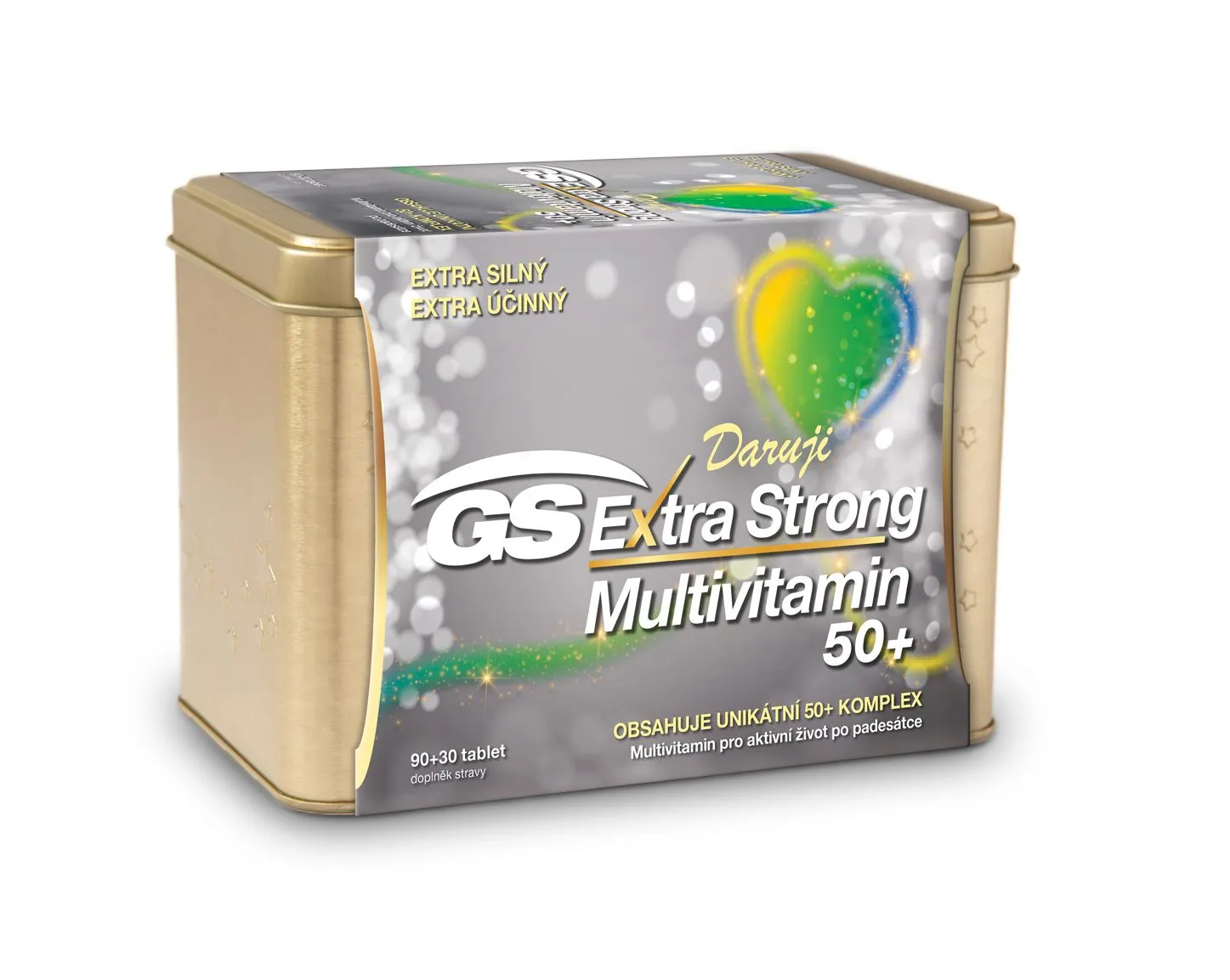 GS Extra Strong Multivitamin 50+ dárkové balení 90+30 tablet