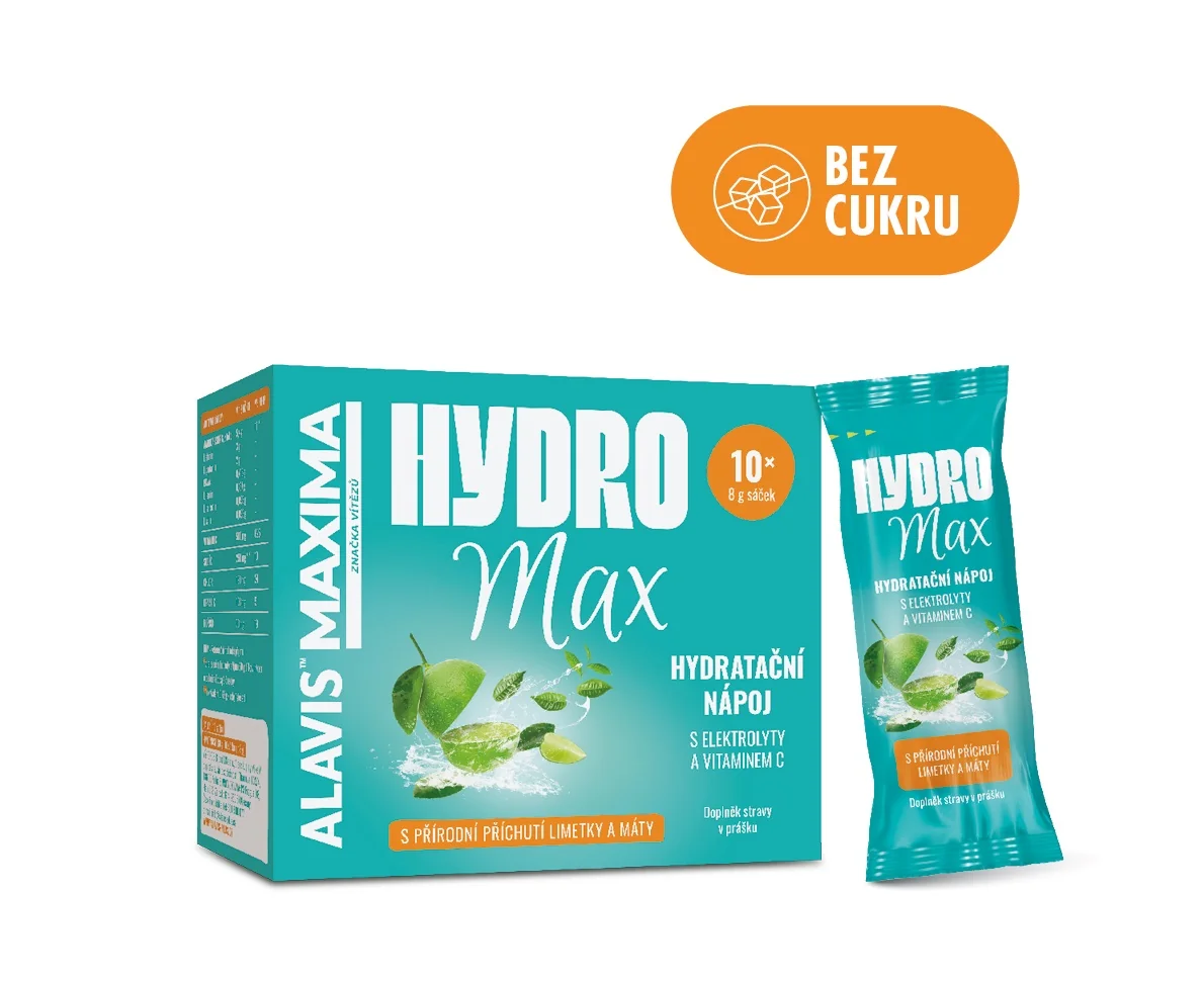 Alavis Maxima HydroMax hydratační nápoj 10x8 g lime/máta