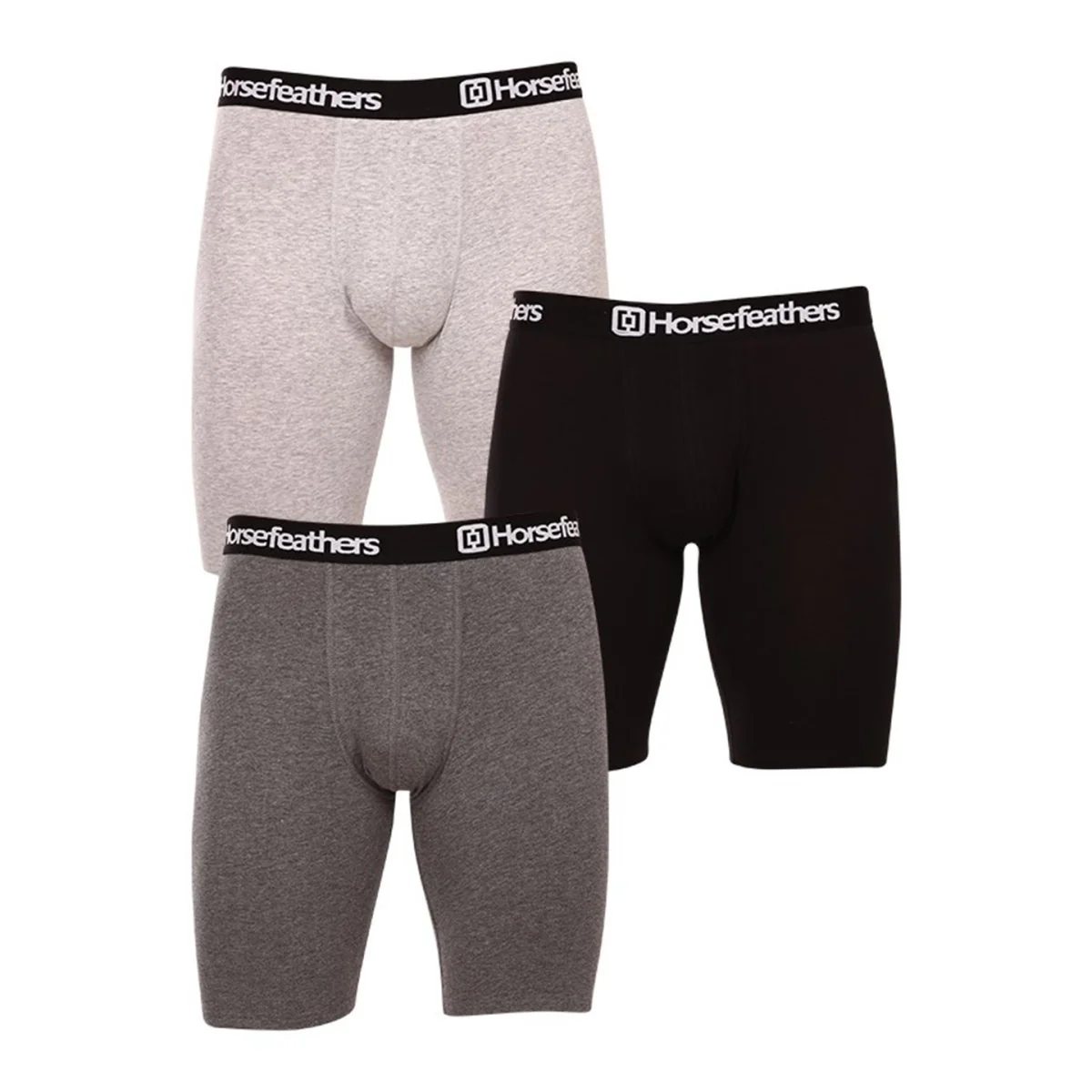 Horsefeathers 3PACK pánské boxerky Dynasty long (AM195D) L