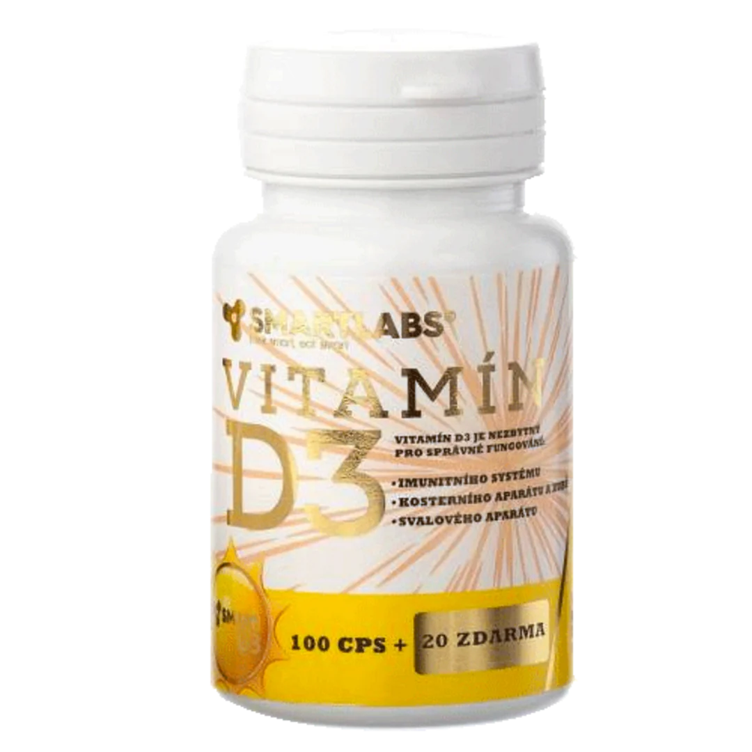 Smartlabs Vitamín D3 4000IU - 120 kapslí