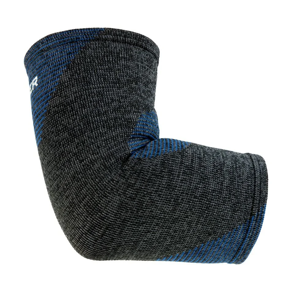 Mueller 4-Way Stretch Premium Knit Elbow Support, bandáž na loket, Velikost: M/L Velikost: M/L