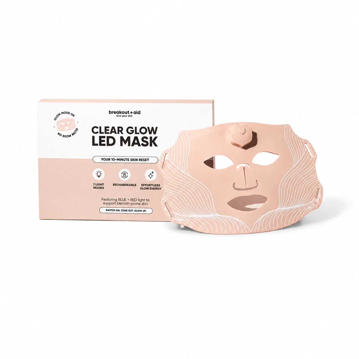 Breakout + Aid Clear Glow LED maska