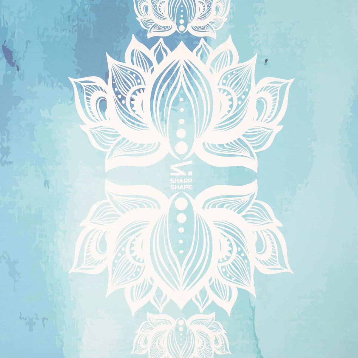 SharpShape Podložka PU-FROSTED yoga mat Water 