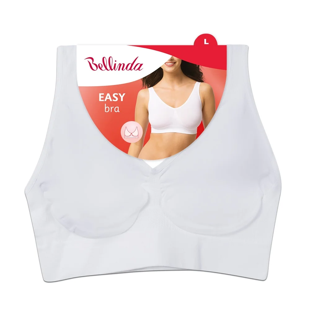 Bellinda Podprsenka elastická Easy bra vel. L bílá