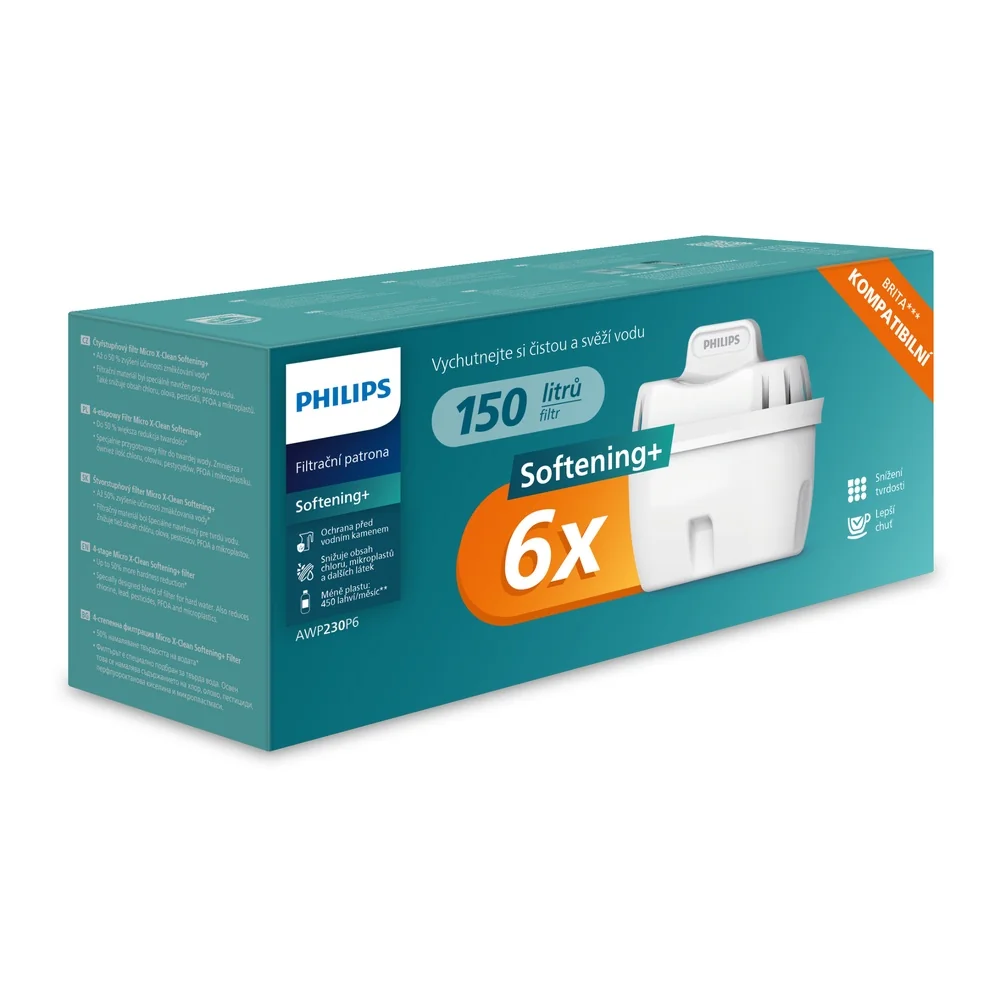 Philips AWP230P6 Softening+ filtrační patrona 6 ks