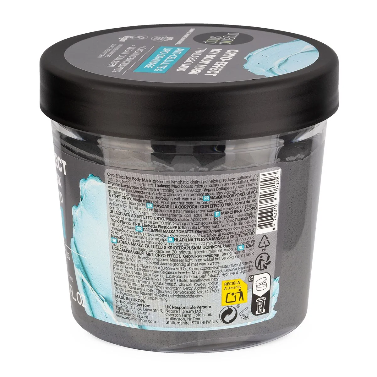 Organic Shop Thalasso Bahenní chladivá tělová maska 300 ml