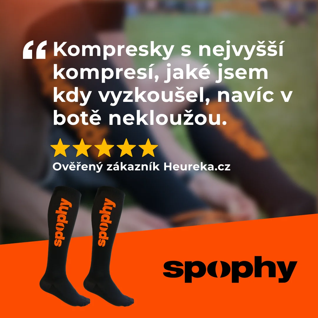 Spophy Compression and Recovery Socks, kompresní regenerační podkolenky S (35 -38)