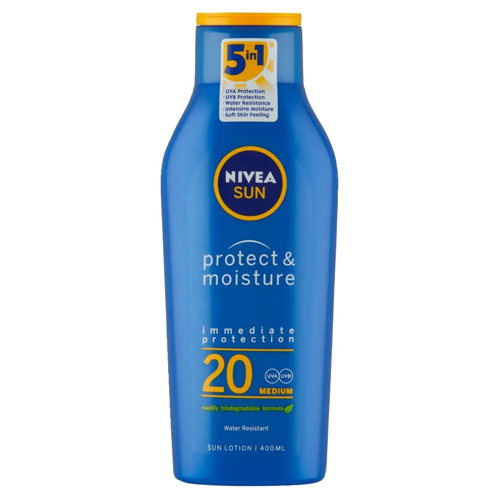 Nivea SUN Hydratační mléko na opalování OF20 400 ml