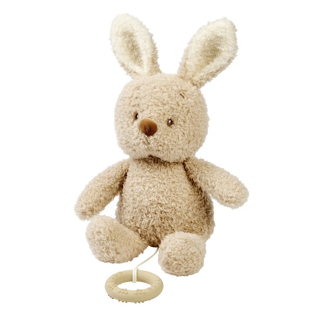 Nattou Hračka plyšová hudební Teddy zajíček 24 cm, 0m+