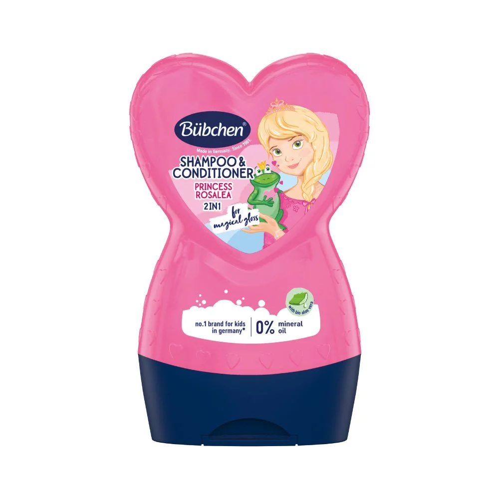 Bübchen Kids Šampon a kondicionér 2v1 Růženka 230 ml