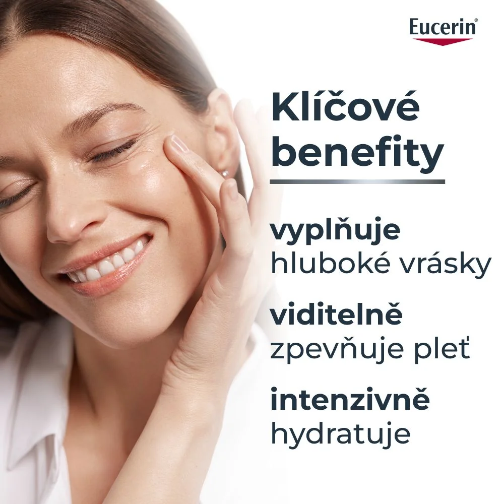 Eucerin Hyaluron-Filler + 3x Effect SPF 15 denní krém pro suchou pleť 50 ml