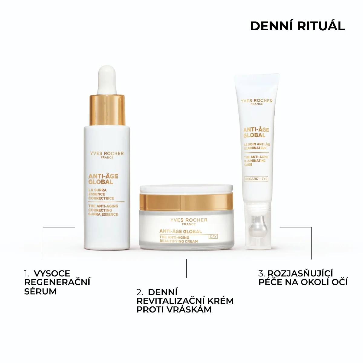 Yves Rocher Denní revitalizační krém proti vráskám anti-age 50 ml