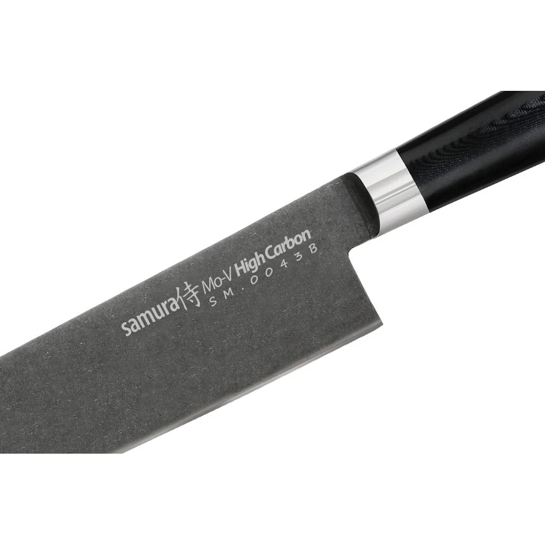 Samura MO-V Stonewash Nůž Nakiri 17 cm (SM-0043B)