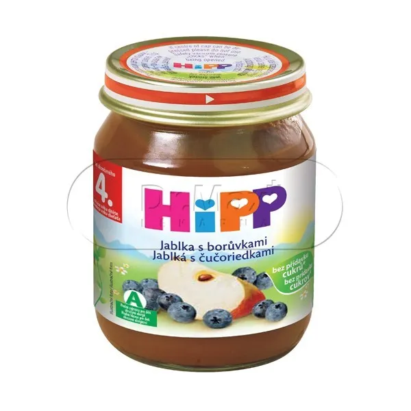 HIPP OVOCE BIO Jablka s borůvkami 125g
