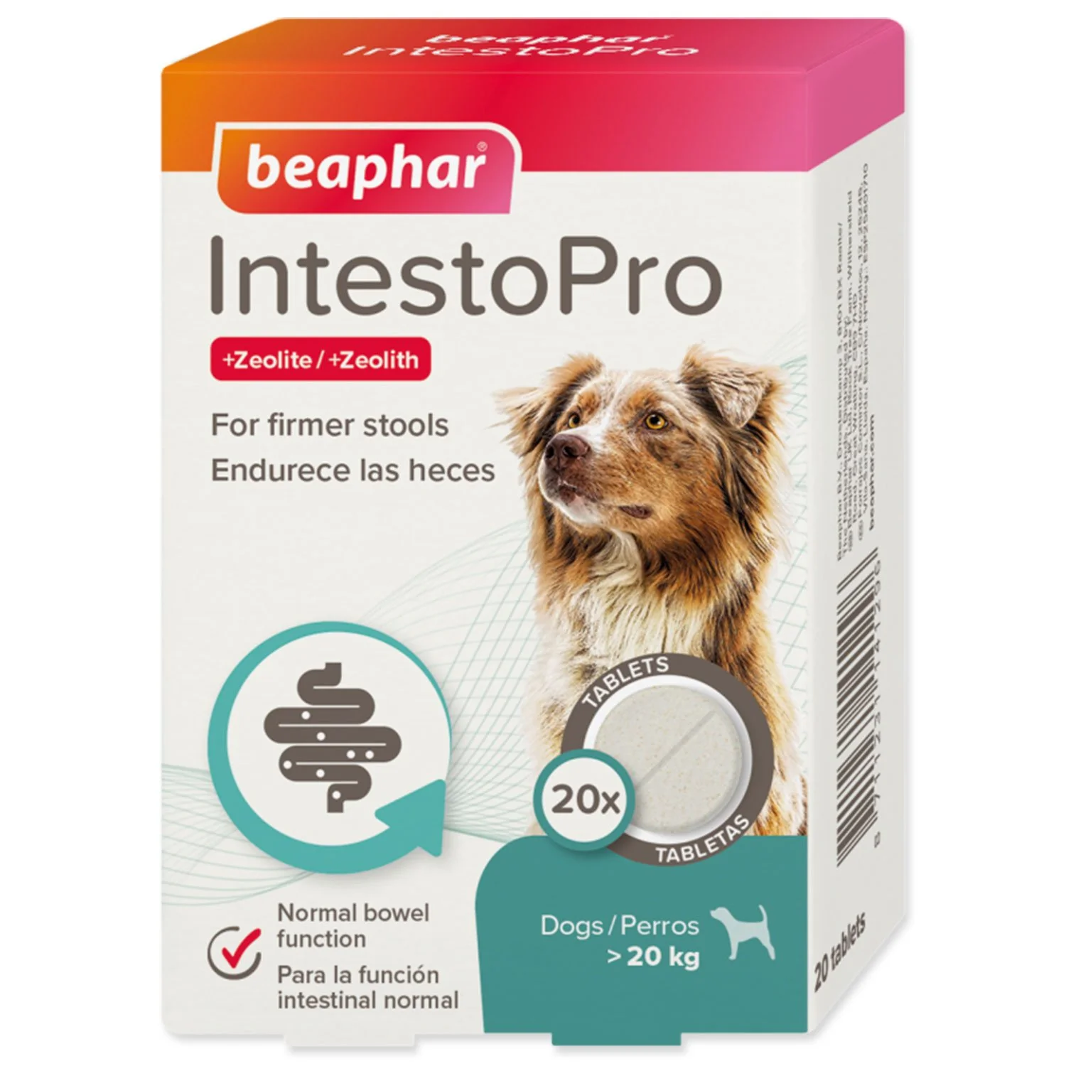 Beaphar Tableta IntestoPro L pro velké psy 20ks