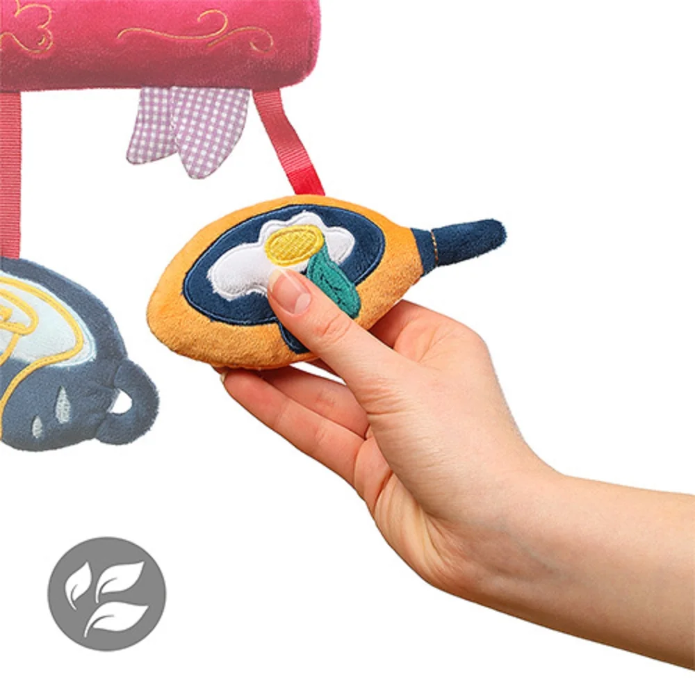 Babyono Závěsná edukační hračka Small Cook - červená,