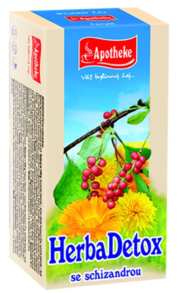 APOTHEKE HerbaDetox se schizandrou čaj 20x1.5g