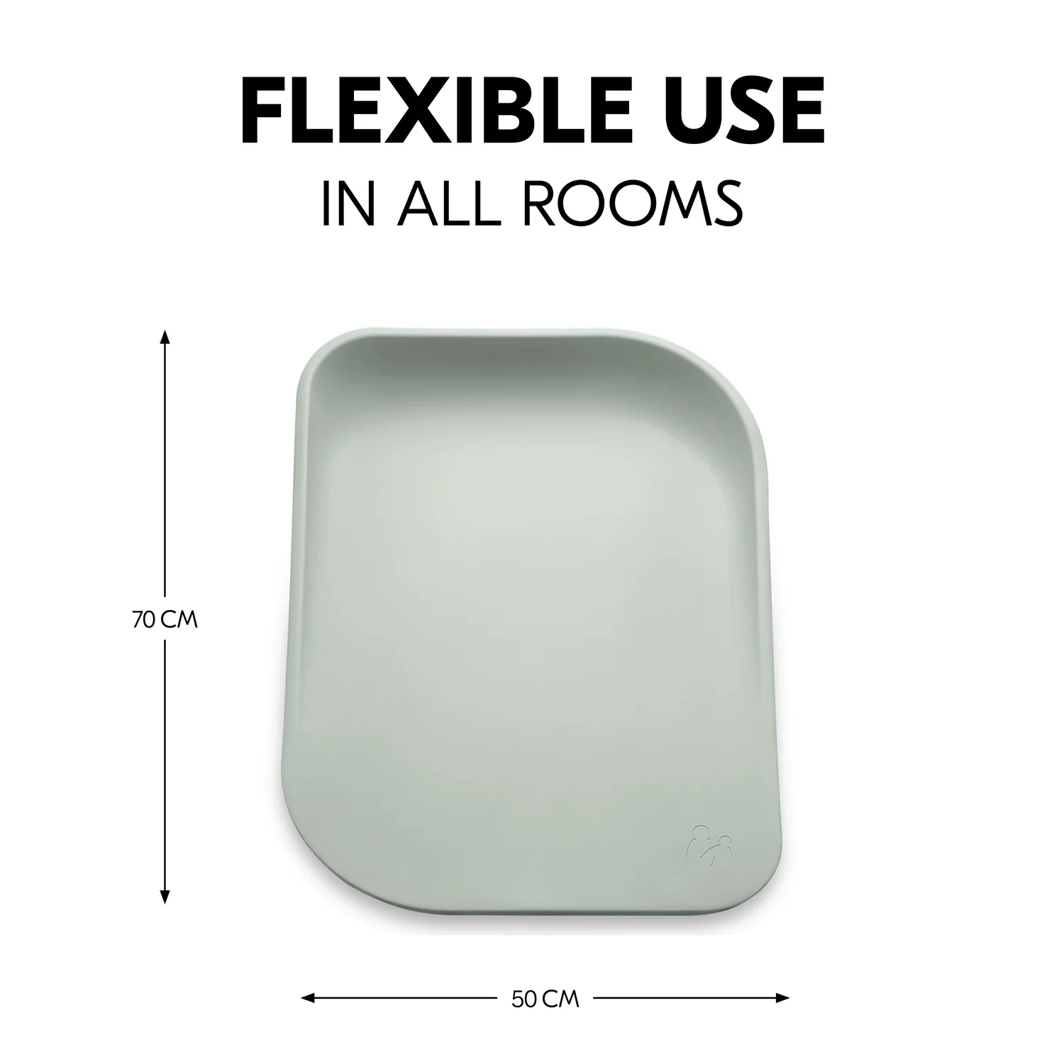 Hauck Přebalovací podložka silicon Change N Clean, sage