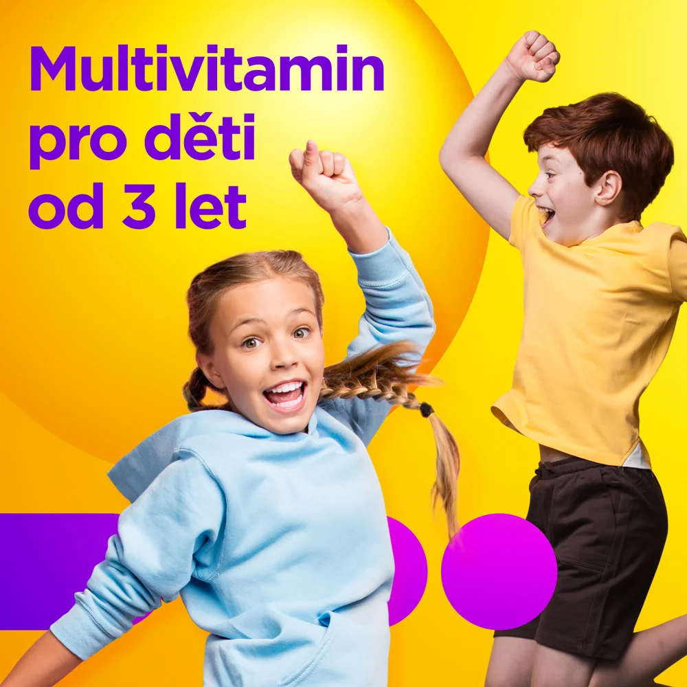 Centrum Kids Gummies multivitamín pro děti multifruit želé 60 ks